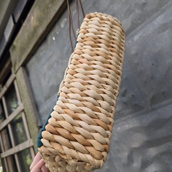 Vintage Beaded Straw Fruits Bag - Picture 5 of 12